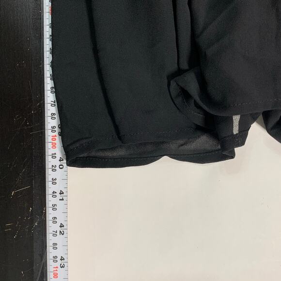 Torrid 5X NEW Plus Size Maxi Skirt Black Set In Lace Detail Whimsygoth Flowy - Picture 9 of 10